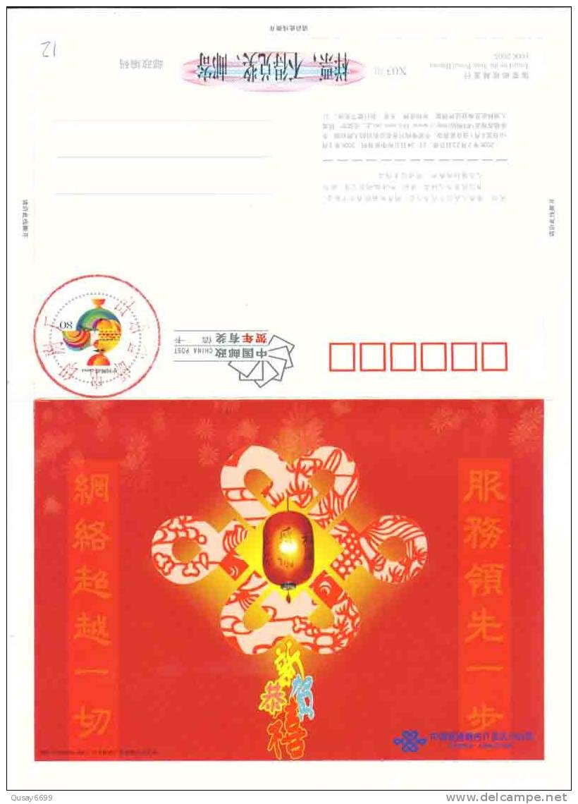 Chinese New Year  , SPECIMEN  Pre-stamped Postcard, Postal Stationery - Chines. Neujahr