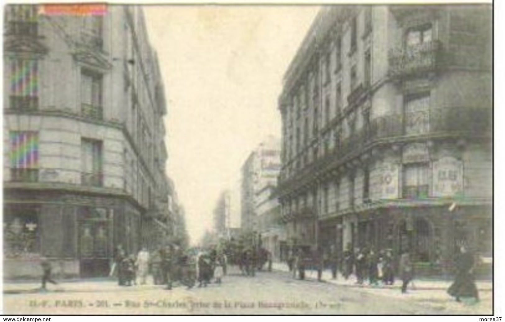 PARIS   RUE ST CHARLES PRISE DE LA PLACE BEAUGRENELLE - Paris (15)