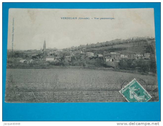 33) Verdelais - Vue Panoramique -  Année 1909 - EDIT Gautreau - Verdelais