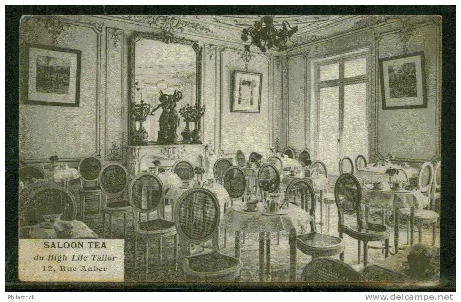 CPA Salon De The - Cafés