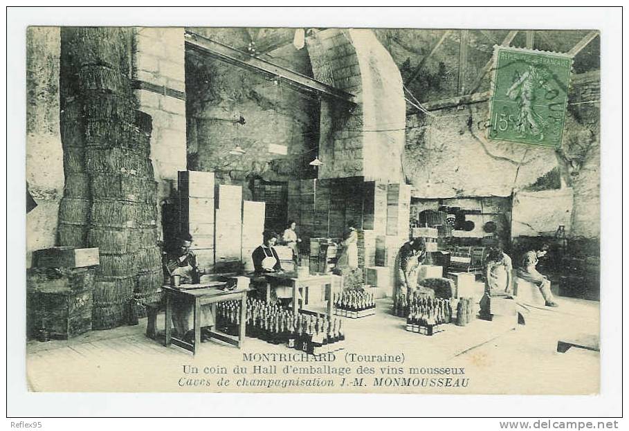 MONTRICHARD - Un Coin Du Hall D'embalage Des Vins Mousseux - J.M.MONMOUSSEAU - Montrichard