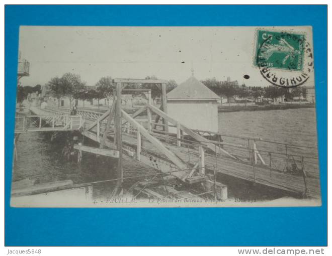 33) Pauillac - N° 4 - Le Ponton Des Bateaux à Vapeur -  Année 1904 - EDIT B.R - Pauillac