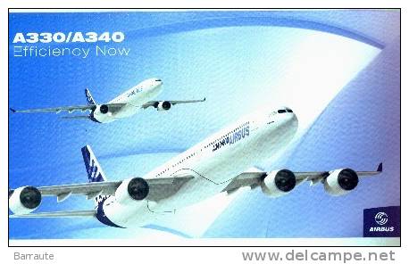 AIRBUS A330/A340 Plaquette Du Salon 2007 . - Other & Unclassified