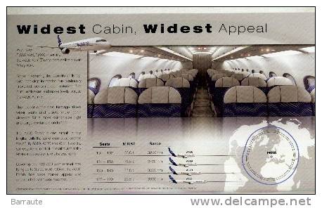 AIRBUS A320 FAMILY Plaquette Du Salon 2007 . - Andere & Zonder Classificatie