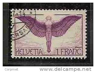 SWITZERLAND - 1933 - AIR MAIL - ALLEGORICAL FIGURE Of FLIGHT  - Yvert # A12 - Papier Gaufré - VF USED - Used Stamps
