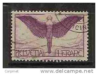 SWITZERLAND - 1924 - AIR MAIL - ALLEGORICAL FIGURE Of FLIGHT  - Yvert # A12a - Papier Ordinaire - VF USED - Oblitérés