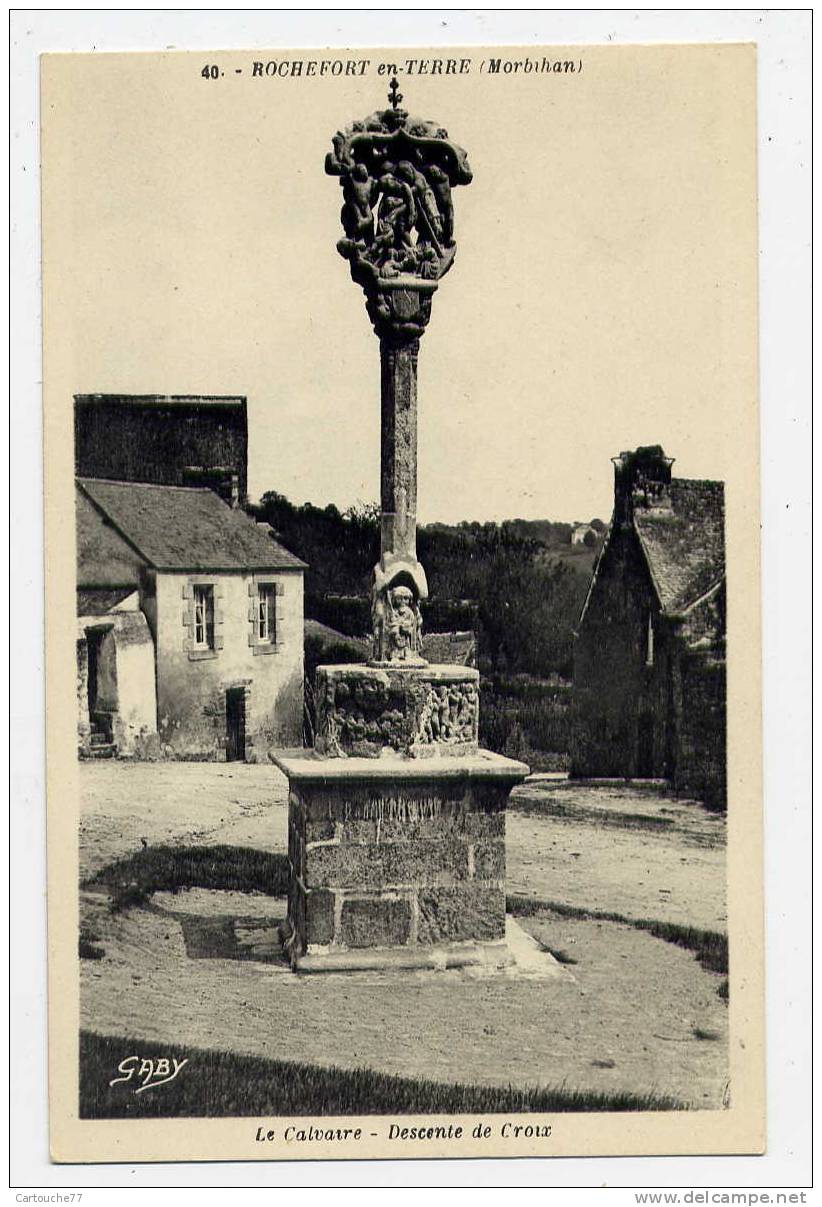 K8 - ROCHEFORT-en-TERRE - Le Calvaire- Descente De Croix - Rochefort En Terre