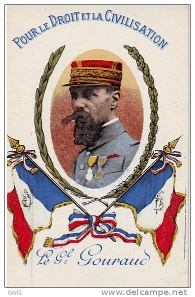 Militaire - K08 - Guerre 1914-18 - Pour Le Droit Et La Civilisation - Le Général Gouraud - Bon état - Guerre 1914-18