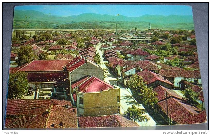 Kosovo,Djakovica,Town View,Total,postcard - Kosovo