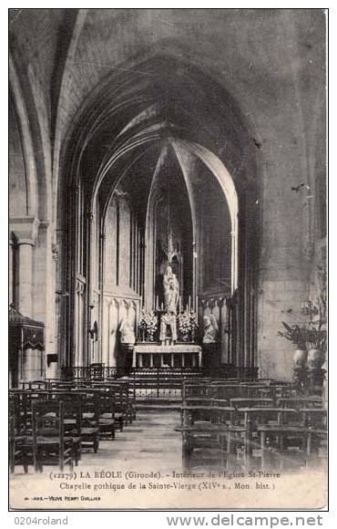 La Réole - Intérieur De L'Eglise St Pierre - La Réole