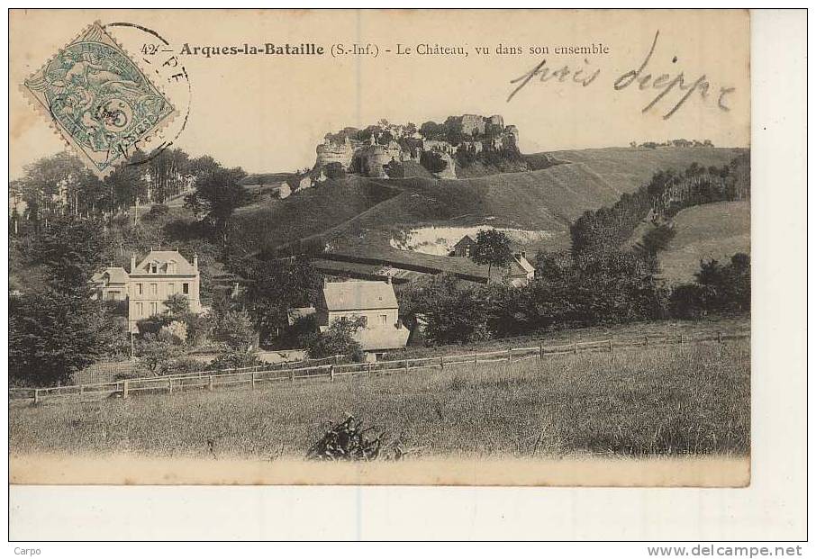 ARQUES-la-BATAILLE. - Le Chateau, Vu Dans Son Ensemble. - Arques-la-Bataille