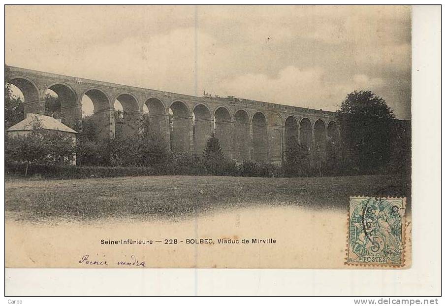 BOLBEC, Viaduc De Mirville. - Bolbec