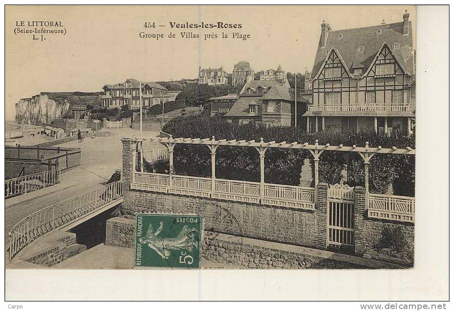 VEULES-les-ROSES. - Groupe De Villas Près De La Plage. - Veules Les Roses