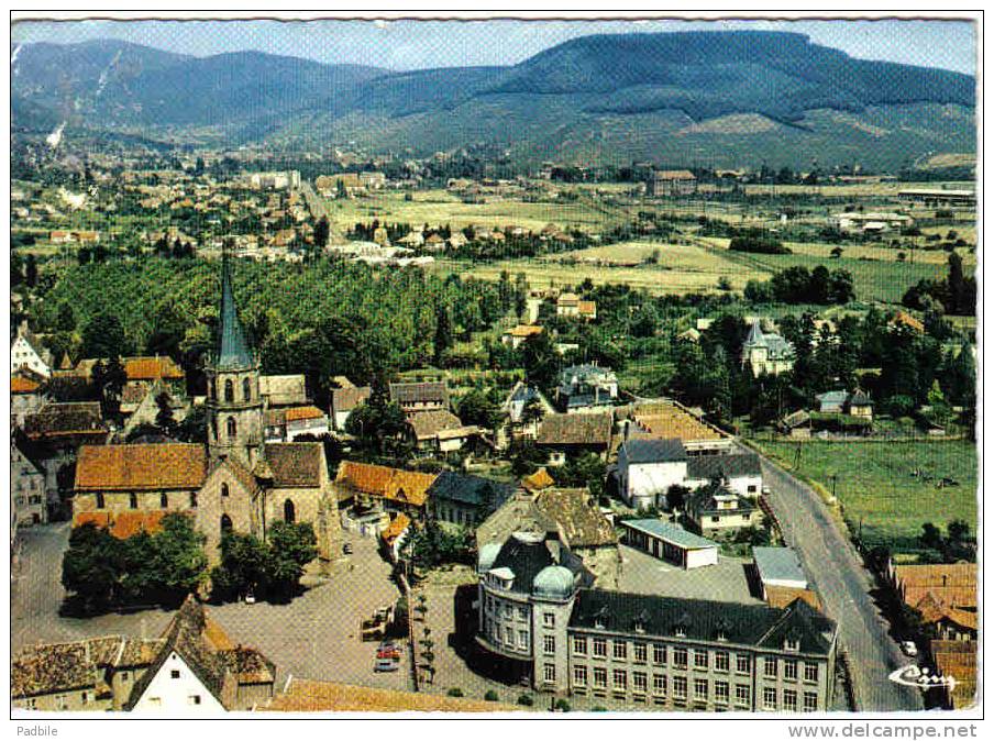 Carte Postale  68.  Soultz    L' Ecole Des Filles  Vue D'avion - Soultz