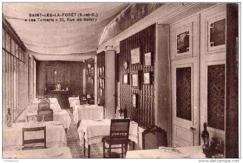 95 ST LEU LA FORET Les Tamaris Rue De Boissy  Salle De Restaurant  Beau Plan - Saint Leu La Foret