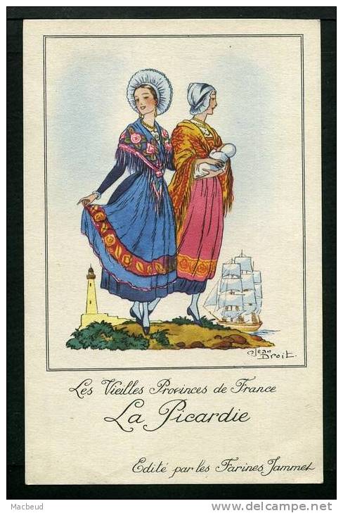 PICARDIE - Les Vieilles Provinces De France - ILLUSTRATION DE J.DROIT Pour Les Farines Jammet - Picardie