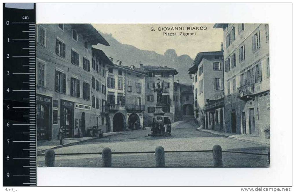 San Giovanni Bianco - Bergamo - Piazza Zignoni 1926 - Bergamo