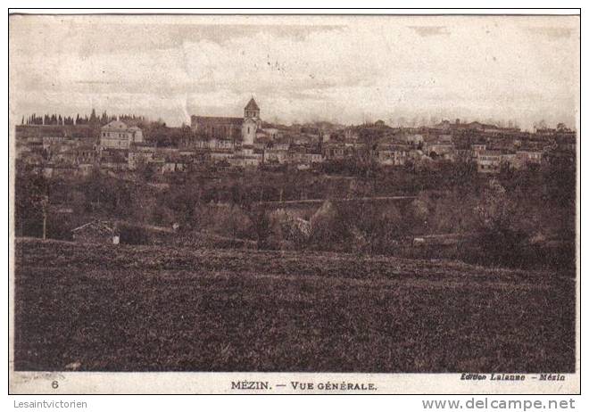 MEZIN LOT ET GARONNE VUE GENERALE - Sonstige & Ohne Zuordnung