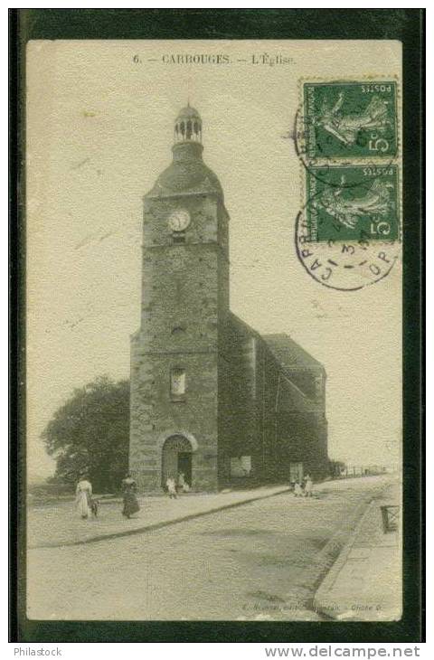 CPA CARROUGES L'eglise - Carrouges