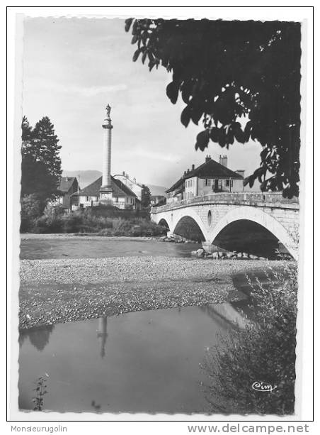 74 ) Fl) BONNEVILLE, Pont Sur L'Arve, CPSM Combier édit - Bonneville