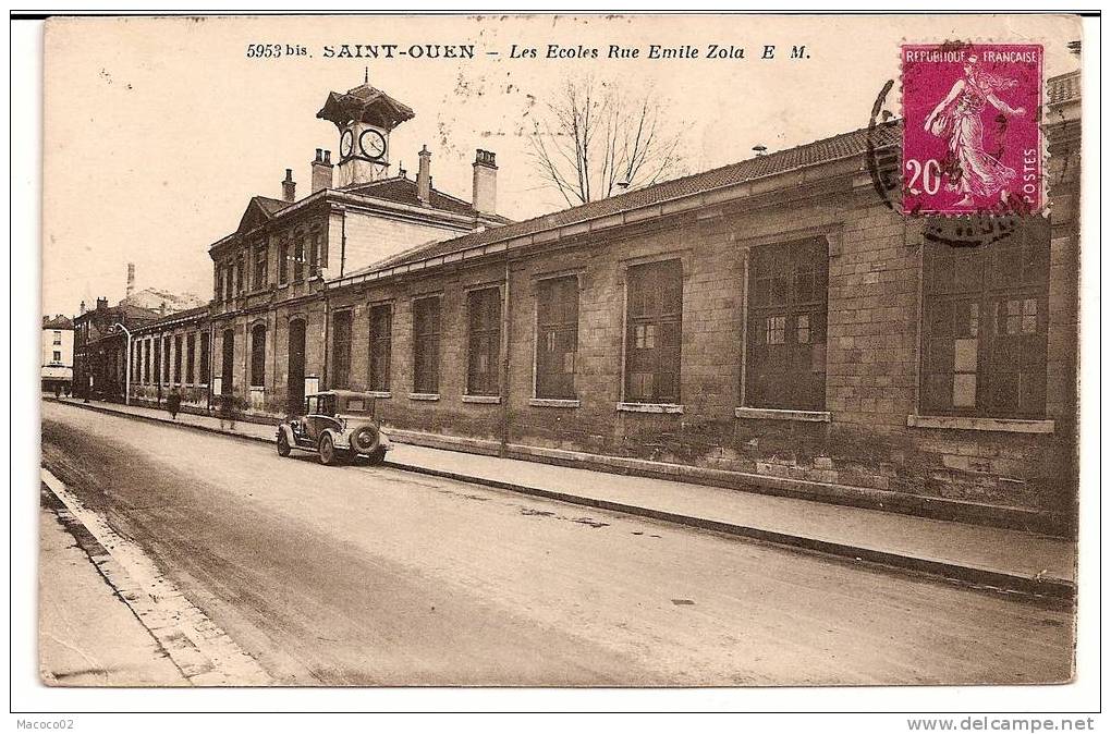 SAINT OUEN  Dpt 93 Les écoles Rue Emile Zola - Saint Ouen