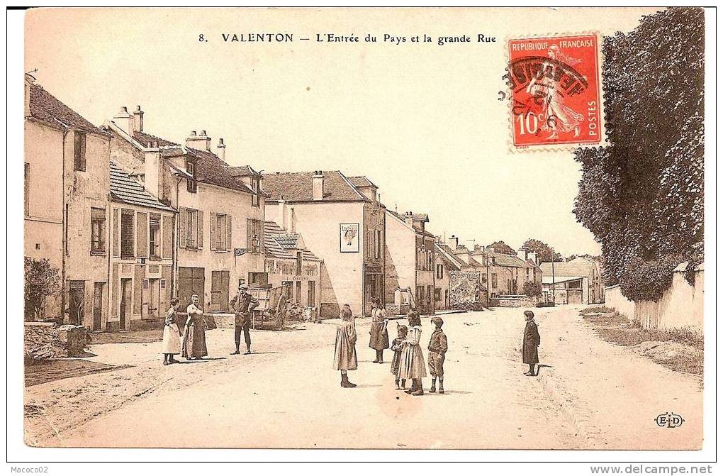 VALENTON Dpt 94 L´entrée Du Pays Et La Grande Rue - Valenton