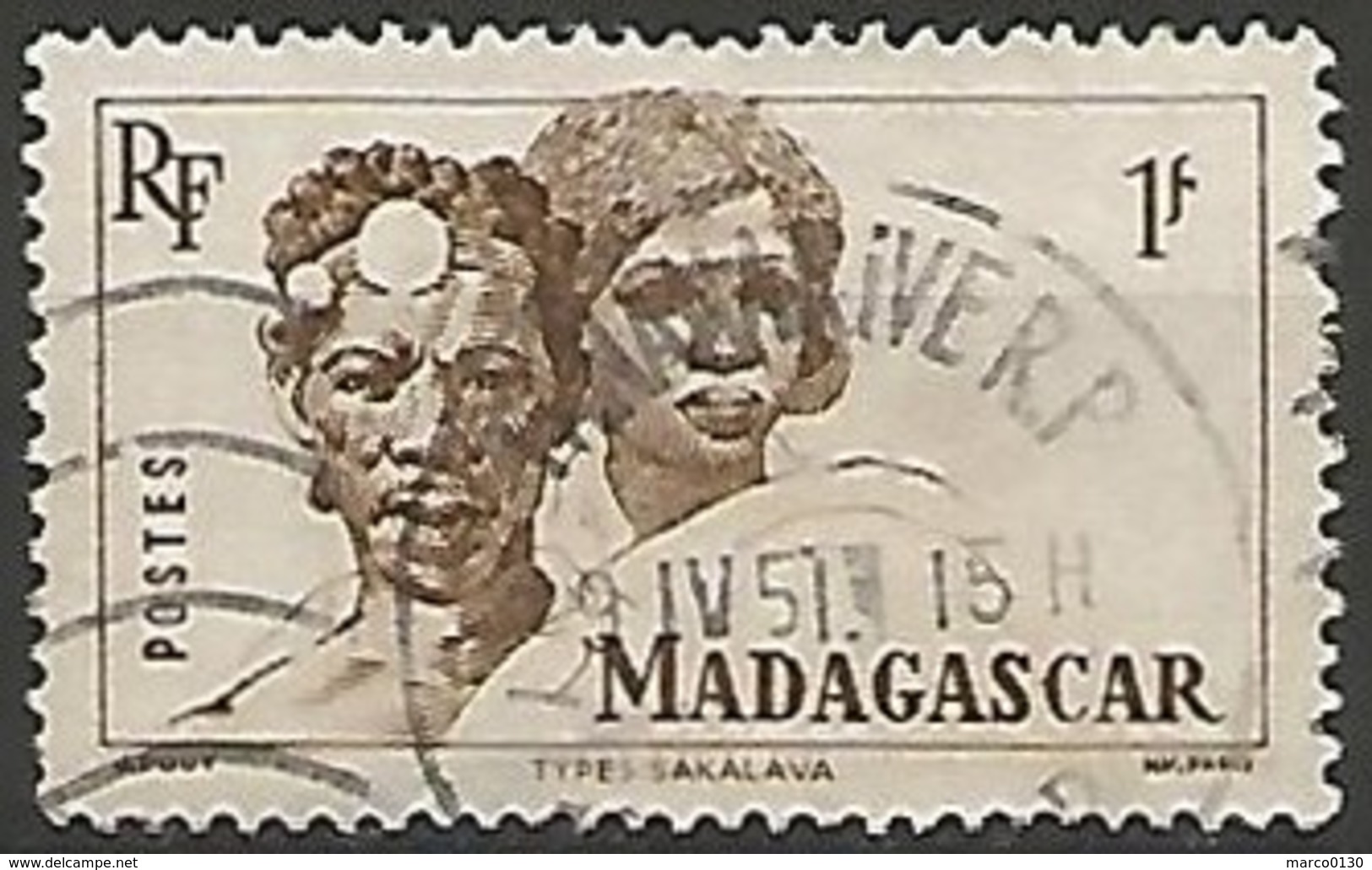 MADAGASCAR N° 306 OBLITERE - Usati