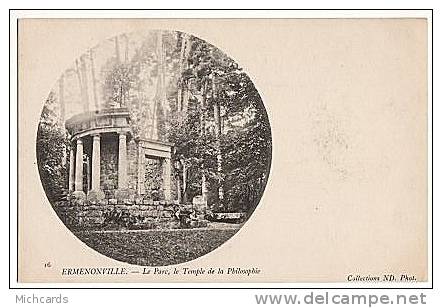CPA 60 ERMENONVILLE - Le Parc, Le Temple De La Philosophie - Ermenonville