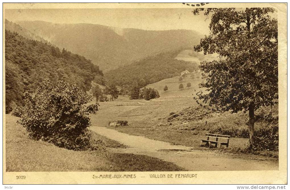 CPA (68 )  SAINTES MARIE AUX MINES   Vallon De Fenarupt - Sainte-Marie-aux-Mines