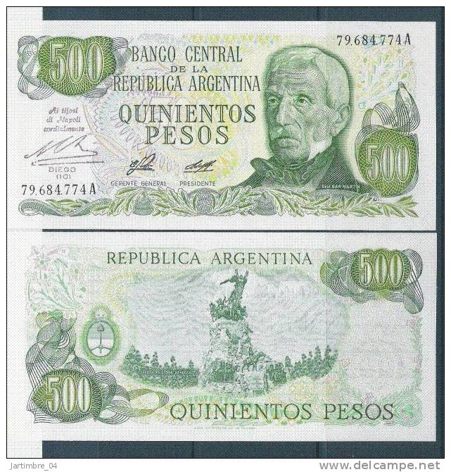 1979 ARGENTINE Billet De 500, San Martin - Argentina