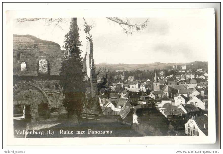 ANSICHTKAART VALKENBURG RUINE EN PANORAMA - Valkenburg