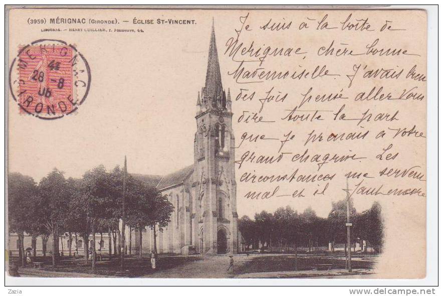 33.241/ MERIGNAC - Eglise St Vincent - Merignac