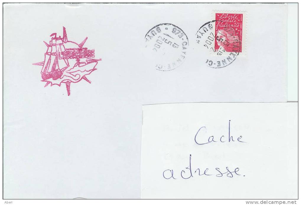 2236 PATROUILLEUR L´AUDACIEUSE - CAYENNE- GUYANE - Storia Postale