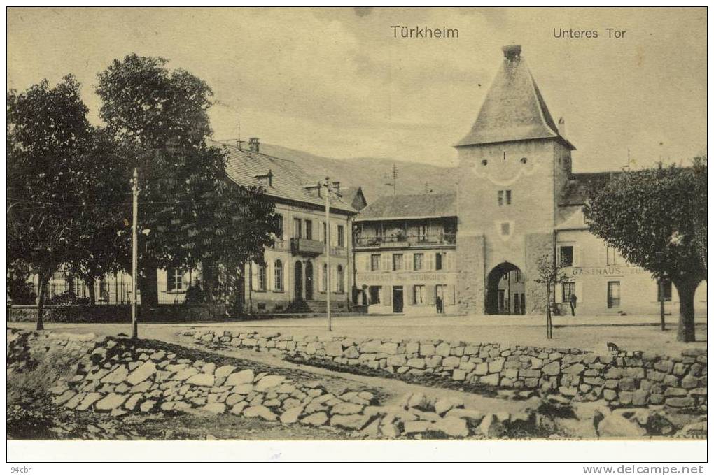 CPA (68) TURKHEIM Unteres Tor - Turckheim