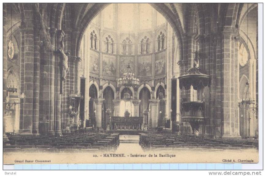 MAYENNE - Intérieur De La Basilique - Mayenne