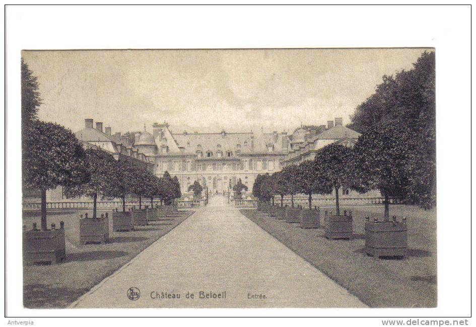 BELOEIL Chateau ,entrée 1909 - Beloeil