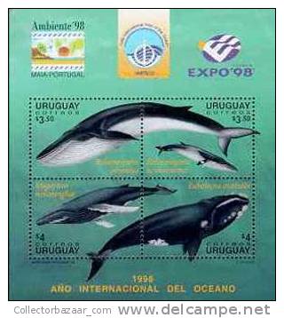 URUGUAY STAMP MNH Marine Life Whales Ocean Mamal - Baleines