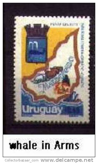 URUGUAY STAMP MNH Marine Whales Ocean - Wale