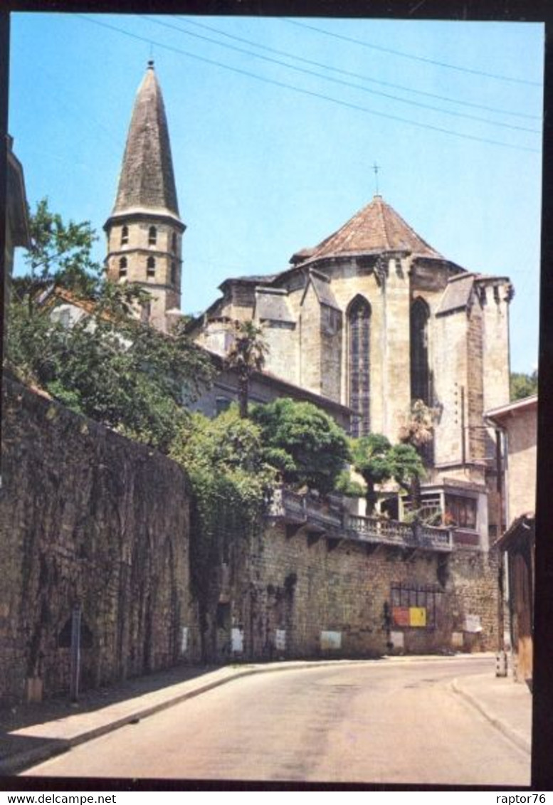 CPM Neuve 82 CAYLUS L'Eglise Et Son Clocher Du XIV ème Siècle - Caylus