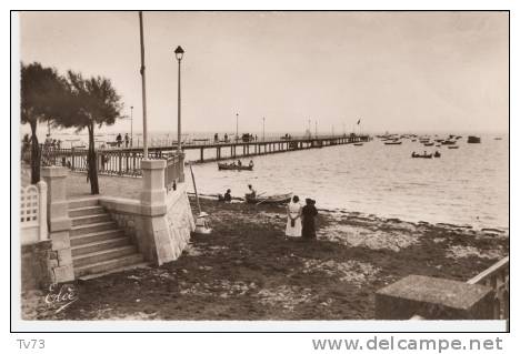 Cpc 1141 - ANDERNOS Les BAINS - La Jetée Et La Plage (33 - Gironde) - Andernos-les-Bains