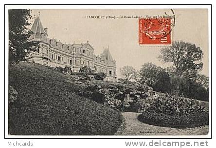 CPA 60 LIANCOURT - Chateau Latour - Vue Sur Les Rochers - Liancourt