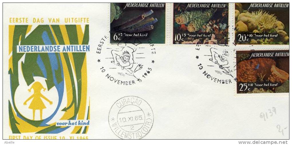 9139   FDC  ANTILLES NEERL - Crustaceans