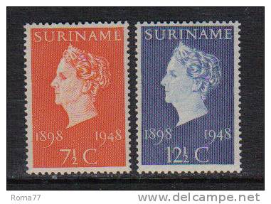 PD221 - SURINAME ,  Serie Yvert 267/268  *** - Suriname ... - 1975