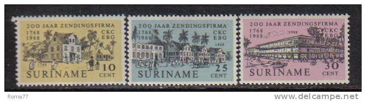 PD254 5 6 - SURINAME ,  Tre Serie Yvert Diverse  *** - Suriname ... - 1975