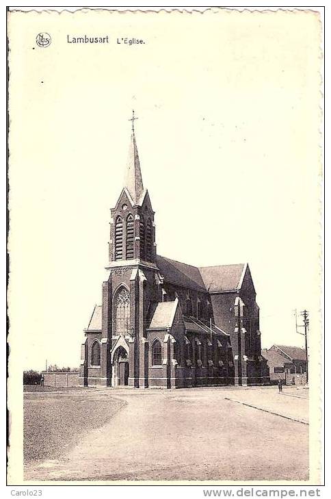 LAMBUSART  :  L' EGLISE - Farciennes