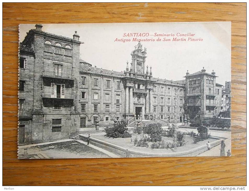 Santiago  Seminario Conciliar Antiguo Monasterio De San Martin Pinaro , Espana Cca 1910 VF-  D7754 - Santiago De Compostela