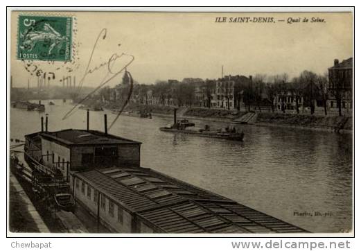 Ile Saint- Denis - Quai De Seine - L'Ile Saint Denis