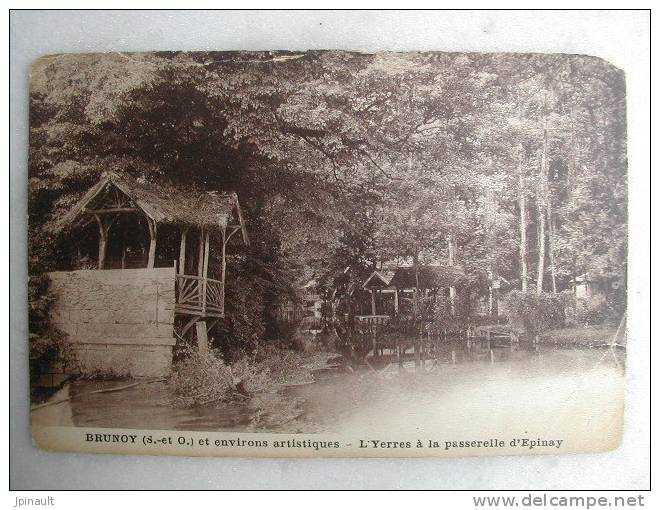 BRUNOY - L'Yerres à La Passerelle D'Epinay - Brunoy