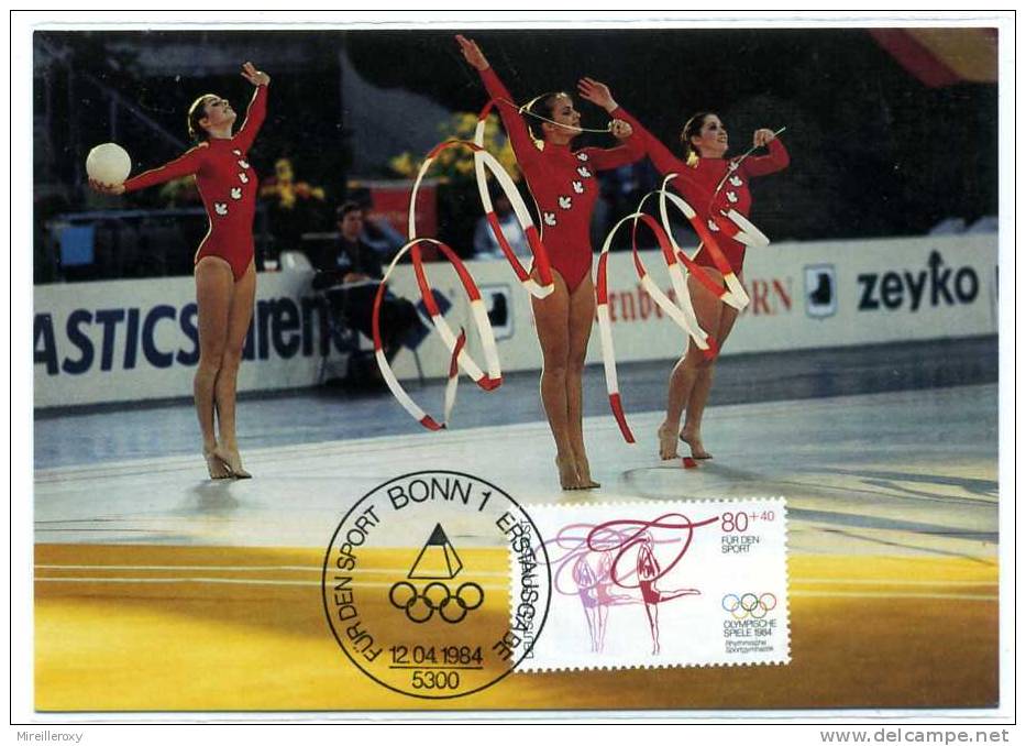 GYMNASTIQUE RYTHMIQUE RUBAN / CARTE MAXIMUM ALLEMAGNE - Gymnastics