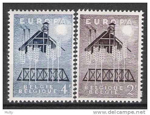Belgie OCB 1025 / 1026 (*) - 1957